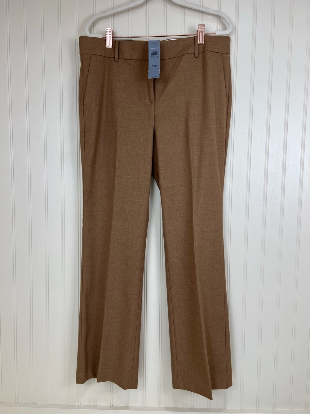 NWT Ann Taylor Devin Straight Fit Trouser Leg Size 10P